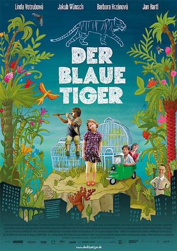 plakat Der blaue Tiger