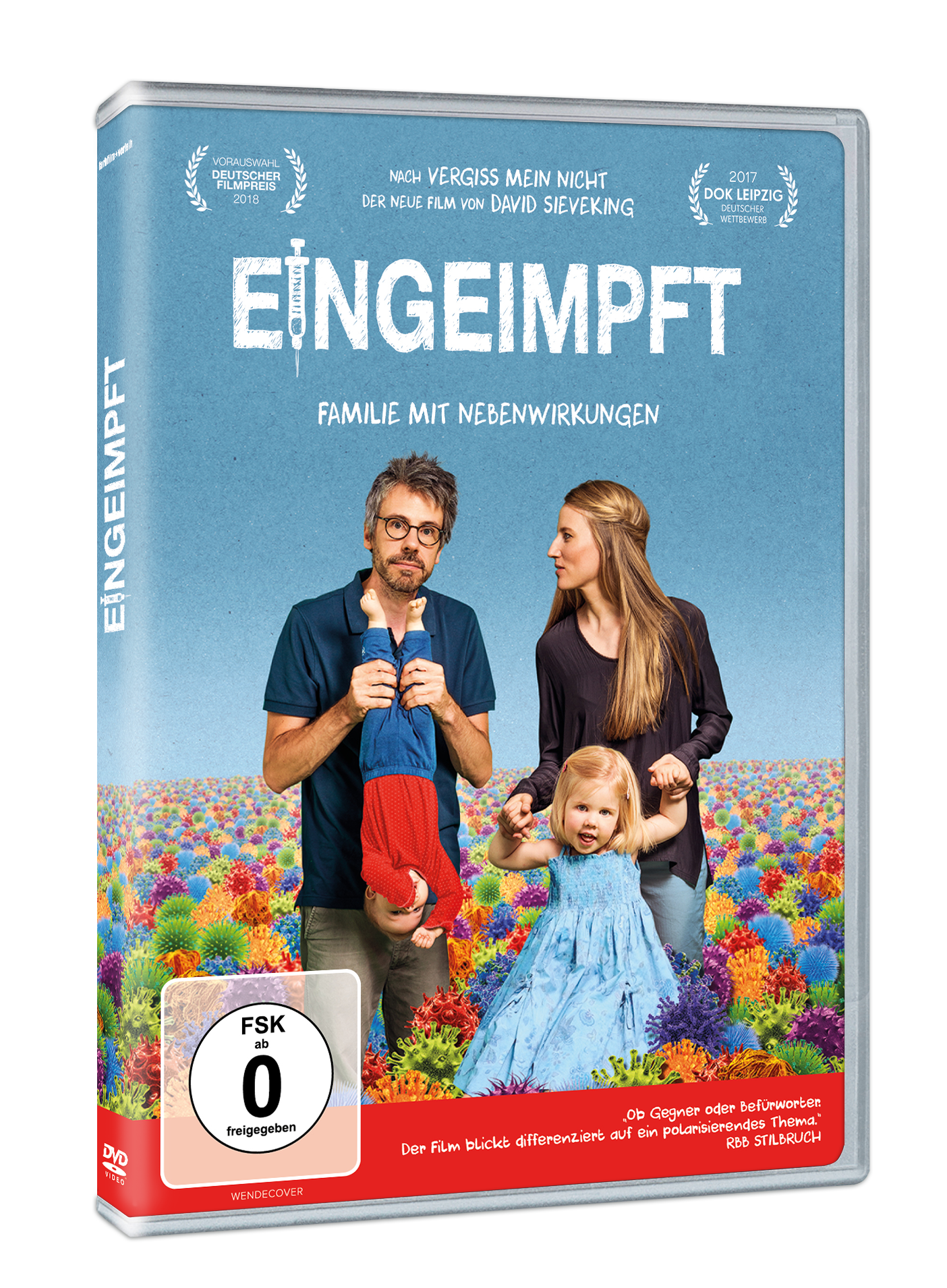 packshot Eingeimpft - Familie mit Nebenwirkungen